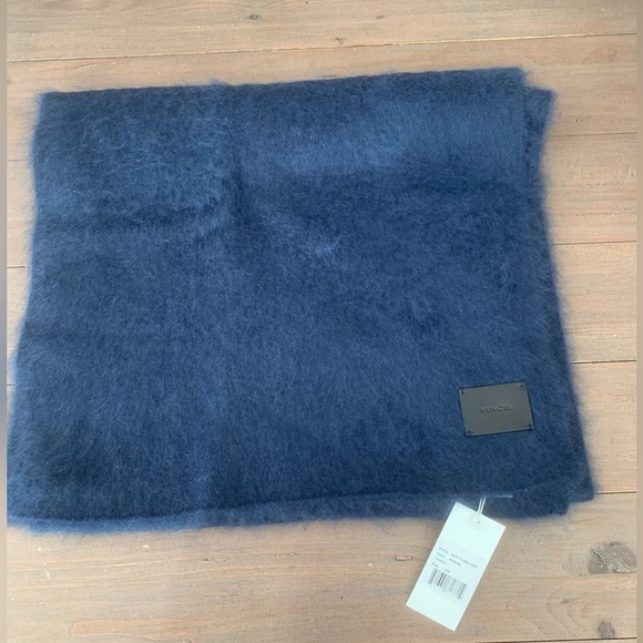 Vince oversized scarf in brushed jersey 100% cashmere NWT - Picture 1 of 5